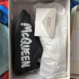 Alexander McQueen Black and White Sneakers